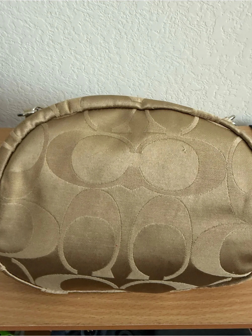 Coach Poppy Tan Bucket Bag